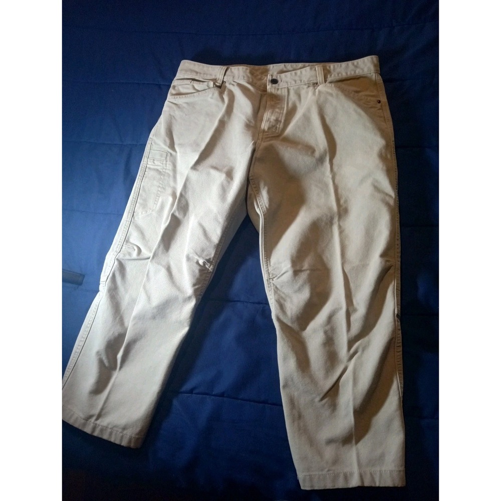 The North Face Cliff Rock Crag Pants Men's 40 Beige‎ Canvas Relaxed Straight